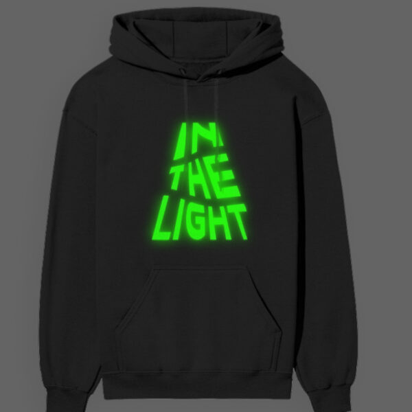 In The Light (Glow) -  Black Hoodie